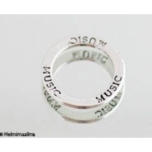 Metallihelmi rengas 22 mm, "MUSIC", 1 kpl