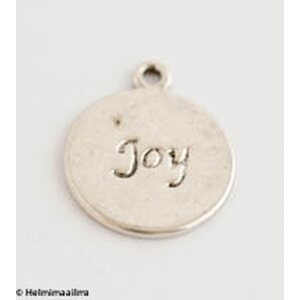 Riipus "Joy" tiibetinhopeinen, n. 17,5 mm halkaisija, 3 kpl