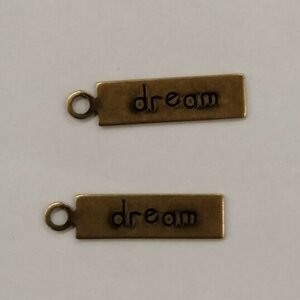 Trinity Brass Riipus "dream" 5x21 mm antiikkikulta, 1 kpl
