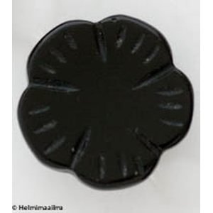 Musta kivi kukka 20x20 mm, 4 kpl