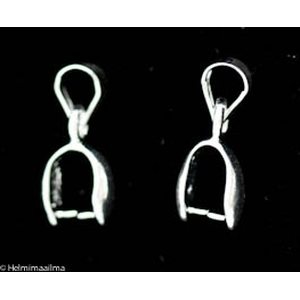 Riipuspidike hopeoitu 6x15 mm, 1 kpl