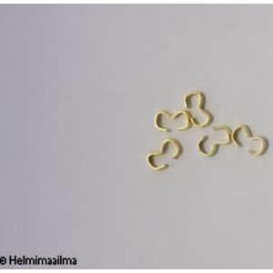 Kullattu renkaiden kiinnityslenkki 4,5x8 mm, 10 kpl