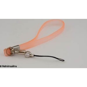 Kännykkäkorunauha oranssi kok. pituus 21 cm, 1 kpl