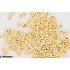 Päällyshelmi stardust kimalle kullanvärinen 5x3 mm, 10 kpl