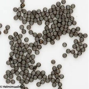 Kiinnityshelmi antiikkipronssi pyöreä 2 mm, 1 g pussi (n. 80 kpl)