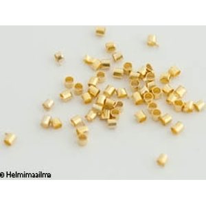 Kiinnityshelmi kullattu putki 2x2 mm, 1 gramma