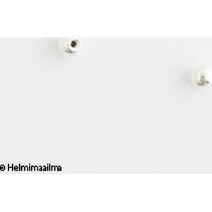 Memory wire -päätöshelmi 3 mm hopeoitu, 4 st