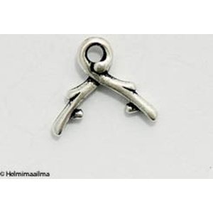 Tierra Cast TierraCast® Vine Briolette riipuspidike hopeoitu, 9,5 mm, 1 kpl