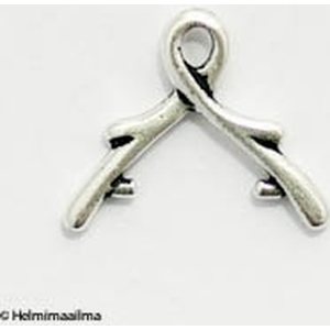 Tierra Cast TierraCast® Vine Briolette riipuspidike hopeoitu, 12,5 mm, 1 kpl
