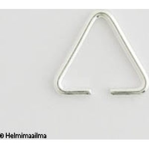 Riipuspidike hopeoitu 13,7 mm, 2 kpl