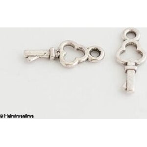 Riipus tiibetinhopeinen avain 16 mm, 10 kpl