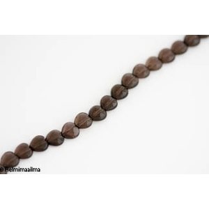 Savukvartsi viistehiottu sydän 10 mm, 10 kpl