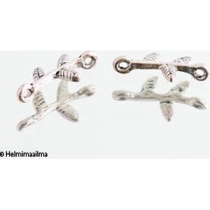 Korulinkki oksa tiibetinhopeinen antiikkihopea kok.pituus 24 mm, 10 kpl