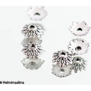 Helmihattu kukka 8 mm, 2,5 mm paksu, 10 kpl