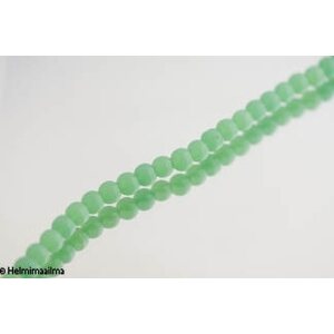 Lasihelmi pyöreä 10 mm vaaleanvihreä, n. 28-30 cm nauha