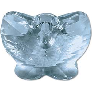 Swarovski kristalliperhosriipus, 18mm, Vaaleansininen, 1pc