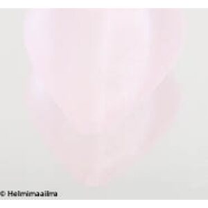 Hopeafoliosydän huurrettu 25 mm vaaleanpunainen, 1 kpl