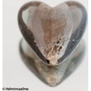 Hopeafoliosydän 30 mm harmaa, 1 kpl