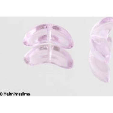 Preciosa Tsekkiläinen lasihelmi enkelinsiipi vaaleanpunainen 14 mm, 10 kpl