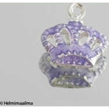 Riipus kruunu emaloitu violetti n. 16,5 mm, 1 kpl