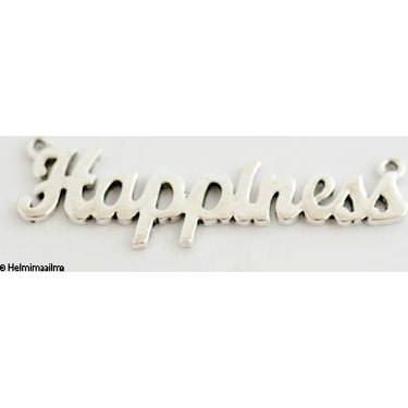 Korulinkki "Happiness", n. 52 x 11 mm, 1 kpl
