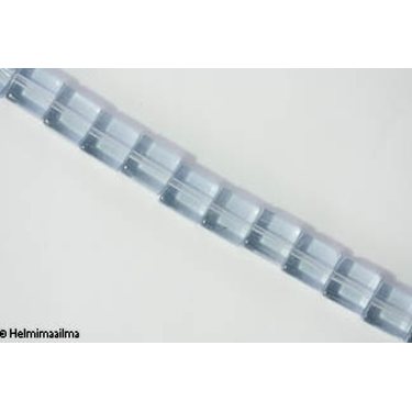 Kristallihelmi kuutio 10 mm, vaaleansininen, n. 33 nauha