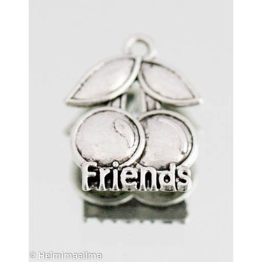 Riipus "Friends" kirsikoilla 20 x 15,5 mm, 5 kpl