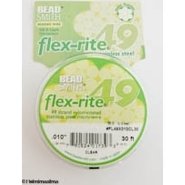 Flex-Rite Flex.Rite 0,24 mm 49-kierteinen koruvaijeri teräksenharmaa 9,14 m puola