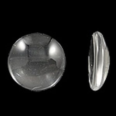 Lasikapussi kirkas puolipyöreä 14 mm (paksuus ~5 mm), 10 kpl