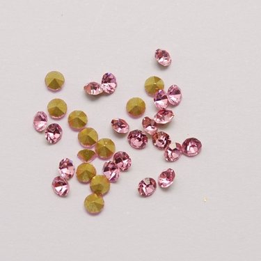 Chaton pyöreä vaalea pinkki 3~3,2 mm (PP24), 1 gramma