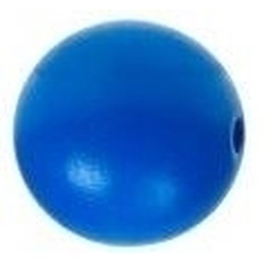 Preciosa Tsekkiläinen puuhelmi sininen pyöreä 22 mm, 2 kpl