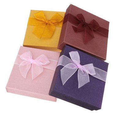 Lahjarasia 9 x 9 x 3 cm, violetti, 1 kpl