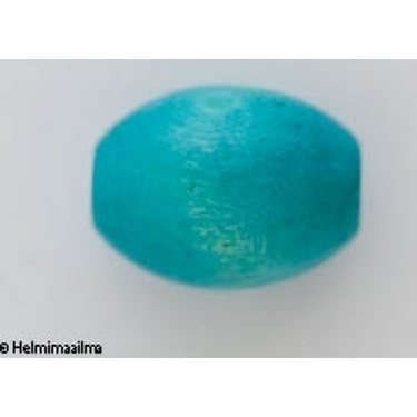 Puuhelmi ovaali 13x17 mm, turkoosi, 5 kpl