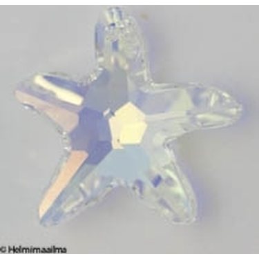 Swarovski kristalliriipus meritähti 28 mm Crystal AB, 1 kpl