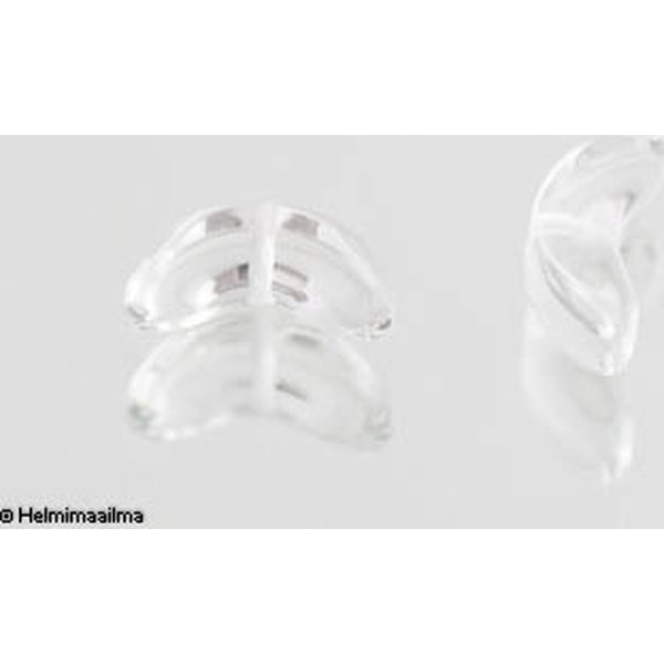 Preciosa Tsekkiläinen lasihelmi enkelinsiipi kirkas 14 mm, 10 kpl