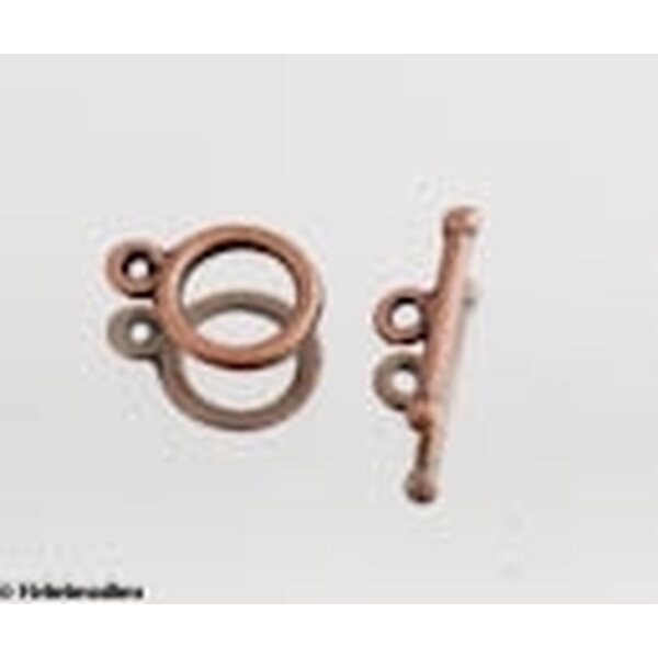 Salpalukko kuparinvärinen halk. 10 mm, salpa 15,2 mm, 4 paria
