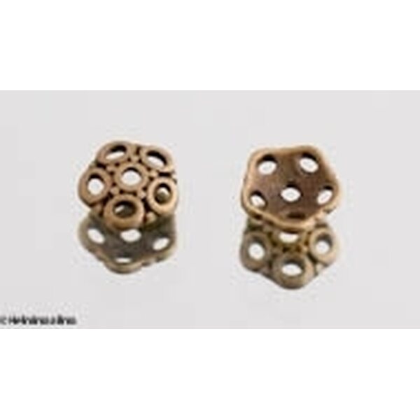 Helmihattu pronssinvärinen 8 mm, 10 kpl