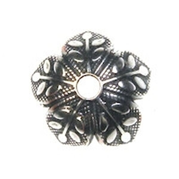 Trinity Brass Helmihattu 8 mm antiikkihopeoitu, 1 kpl