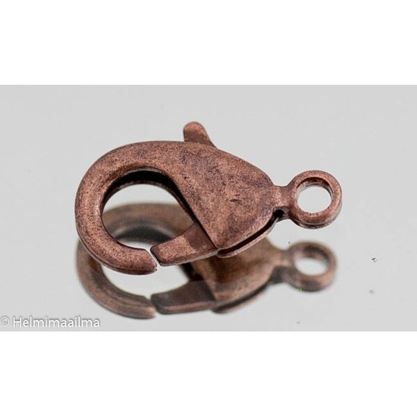 Papukaijalukko kuparinvärinen 23 mm, 1 kpl