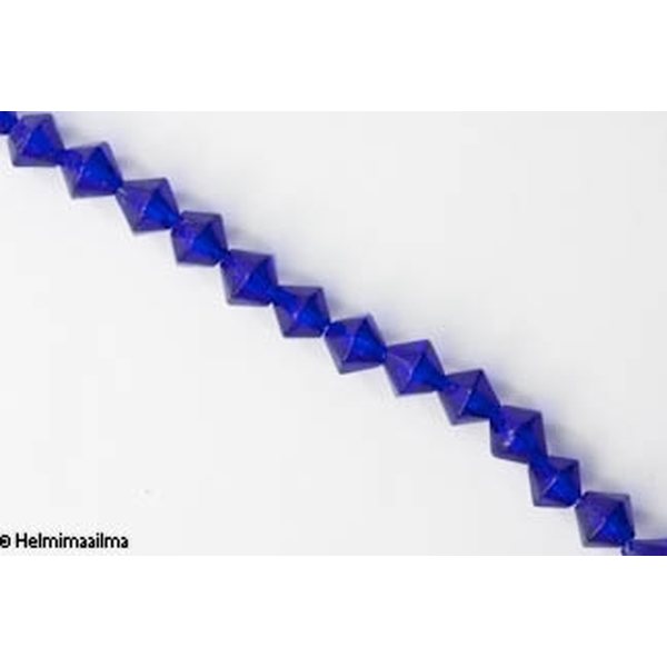 Kristallihelmi bicone 8 mm sininen, n. 35 cm nauha