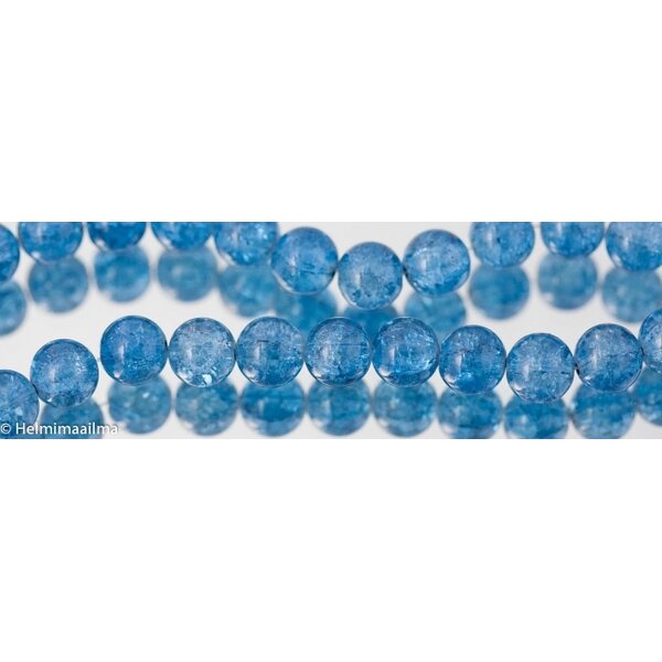 Särölasihelmi sininen pyöreä 10 mm, 10 kpl