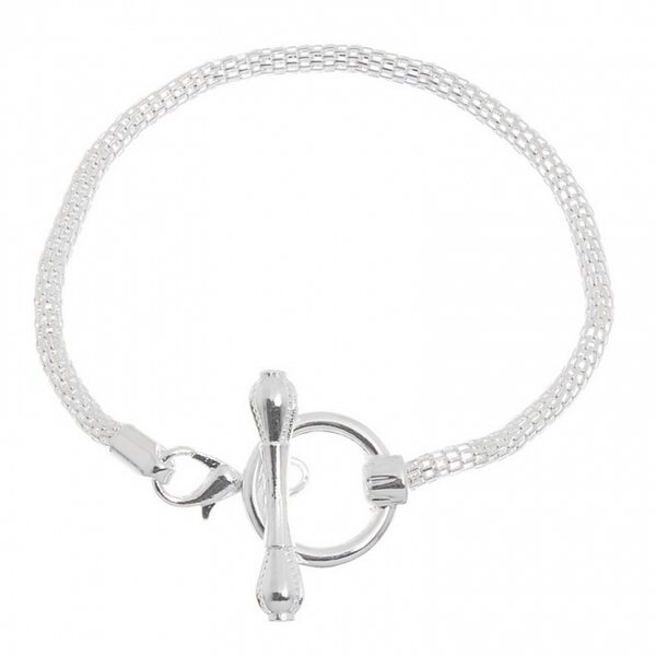 Pandora ranneketju salpalukolla hopeanvärinen käärmeketju 18 cm, 1 kpl