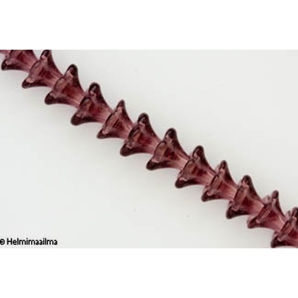 Kellokukka 10x13 mm ametisti, n. 34 cm nauha