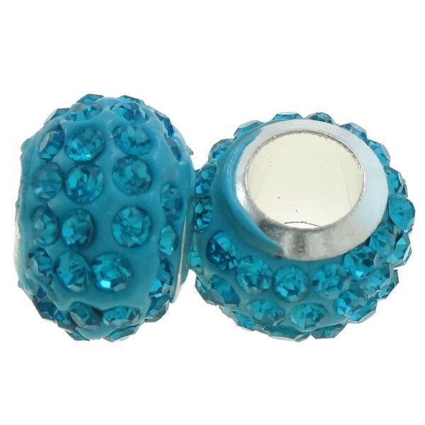Pandora shamballahelmi turkoosi 15 x 10 mm, 1 kpl