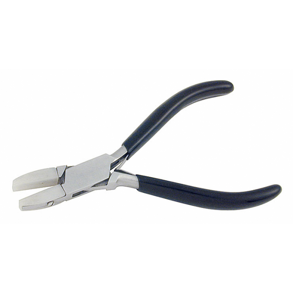 Tasapäiset lattapihdit nylonkärjillä 12 cm, 1 pcs