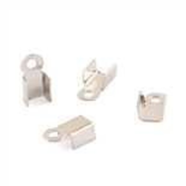 Nauhanpääte hopeanvärinen nikkelitön 9 mm x 3 mm x 3 mm, 10 kpl