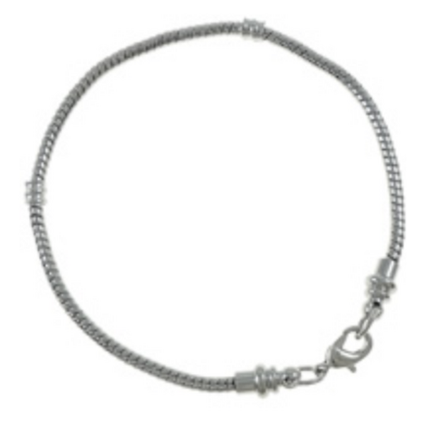 Pandora ranneketju papukaijalukolla n. 21 cm hopeanvärinen, 1 kpl