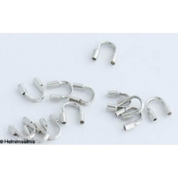 Vaijerinsuoja platinapäällystetty 5x4 mm, 20 kpl