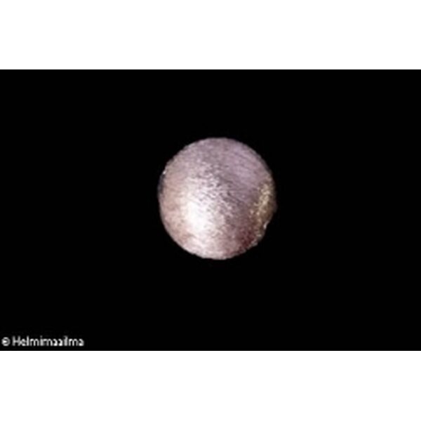 Metallihelmi hopean värinen litteä pyöreä helmi, halk. 18 mm, paksuus 8,5 mm, 1 kpl