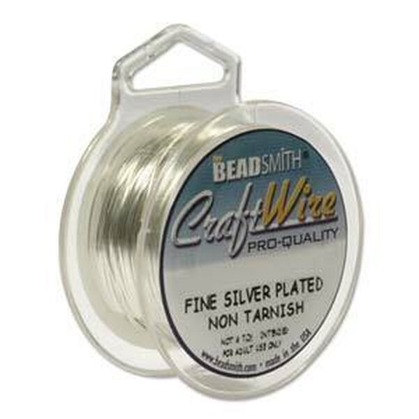 CraftWire tahriintumaton hopea 0,50 mm (24 GA), 9,1 m puola